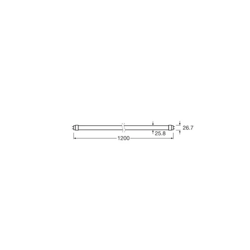 3x B-Ware LEDVANCE LED-Röhre Leuchtstoffröhre G13 T8 Neutralweiß 12 W 36 W 26.7 mm 3 STÜCK