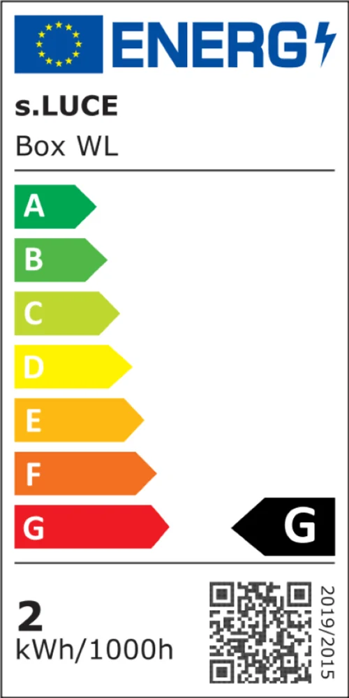 s.luce LED-Wandeinbauleuchte Box 60lm