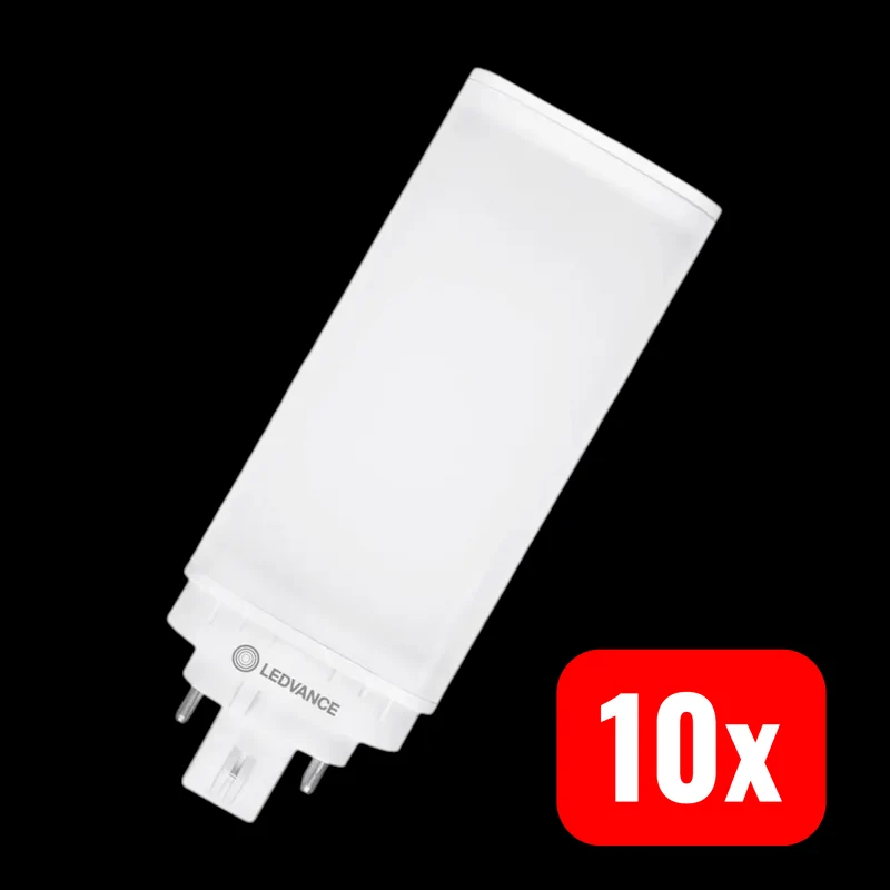 10x B-Ware LEDVANCE Kompaktlampe Lampe LED GX24q-2 Weiß Stabform Warmweiß 7 W 10 STÜCK