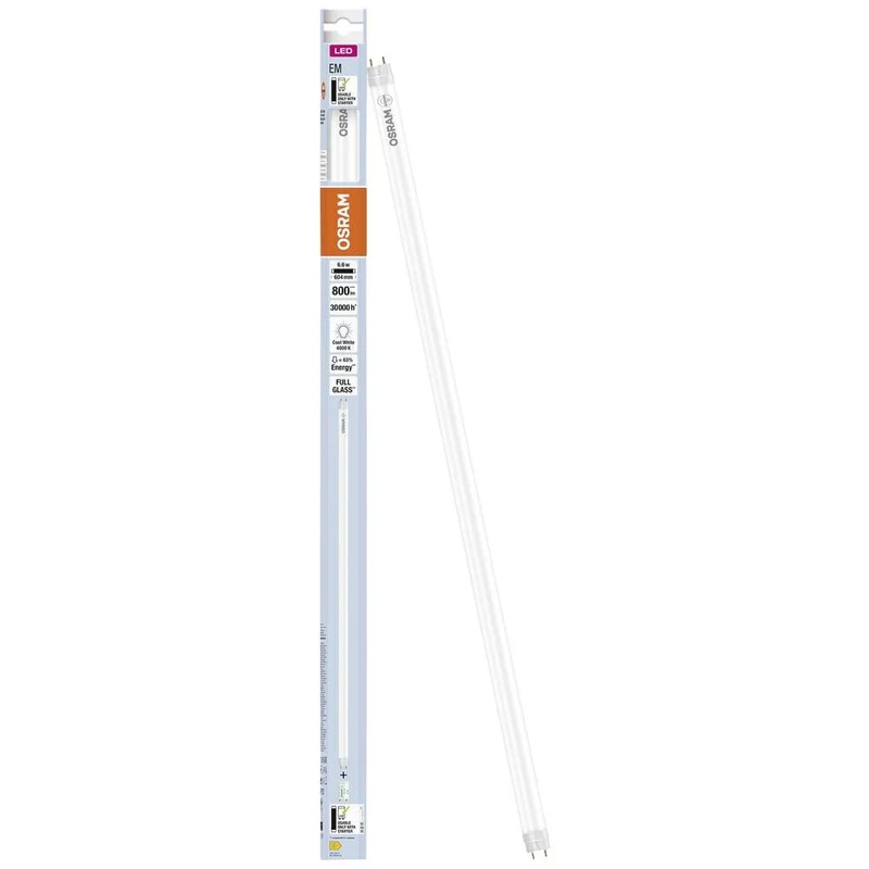 10x B-Ware OSRAM LED Röhre Leuchtstofflampe T8 G13 Neutralweiß 6,6 W Weiß 604 mm 10 STÜCK