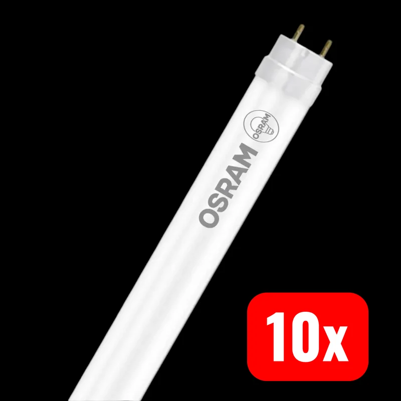 10x B-Ware OSRAM LED Röhre Leuchtstofflampe T8 G13 Neutralweiß 6,6 W Weiß 604 mm 10 STÜCK