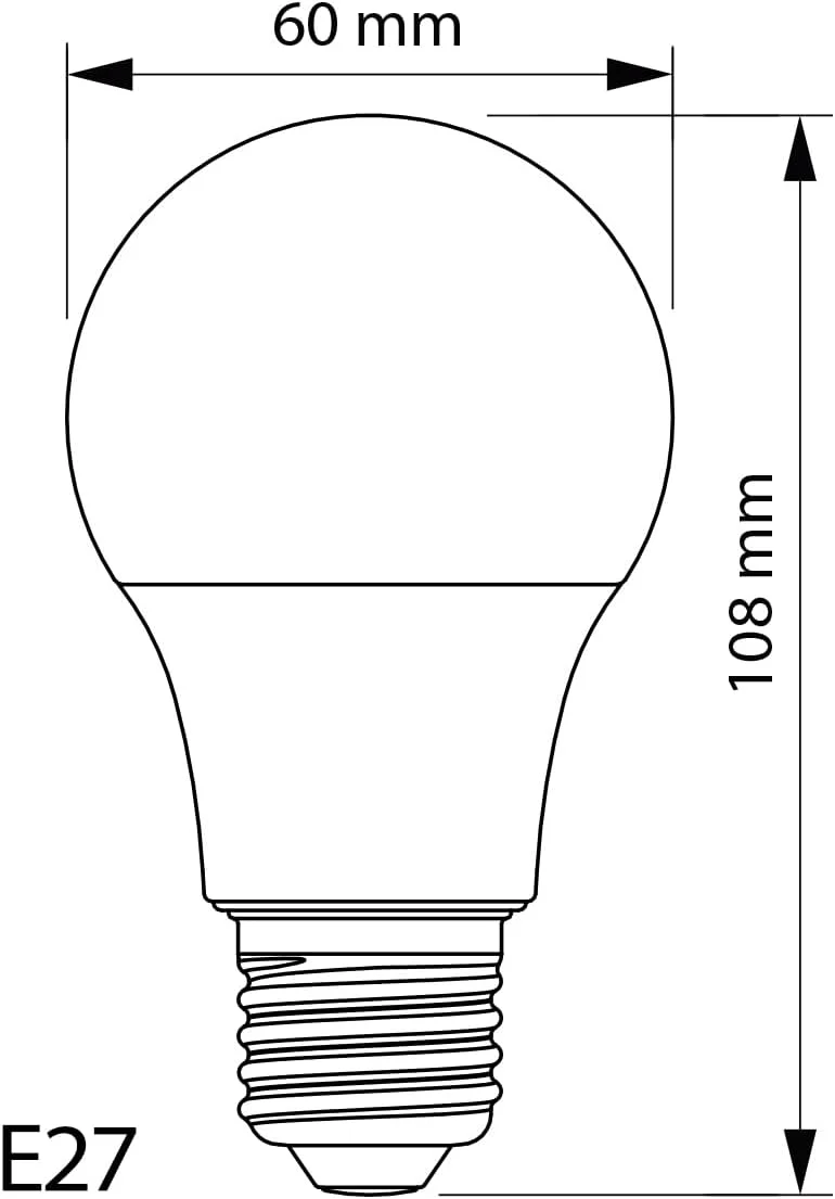 100x B-Ware Philips Glühlampe Leuchtmittel LED E27 Warmweiß Weiß 8W Glühlampenform 100 STÜCK