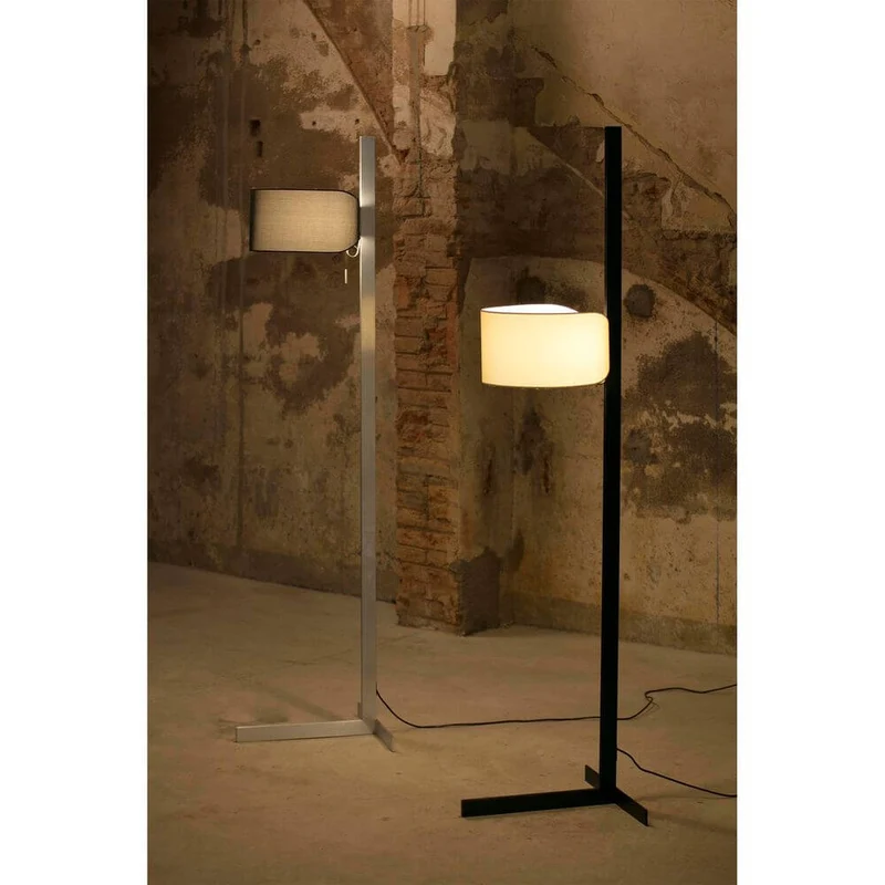 Stehlampe STAND UP Aluminium, Schwarz