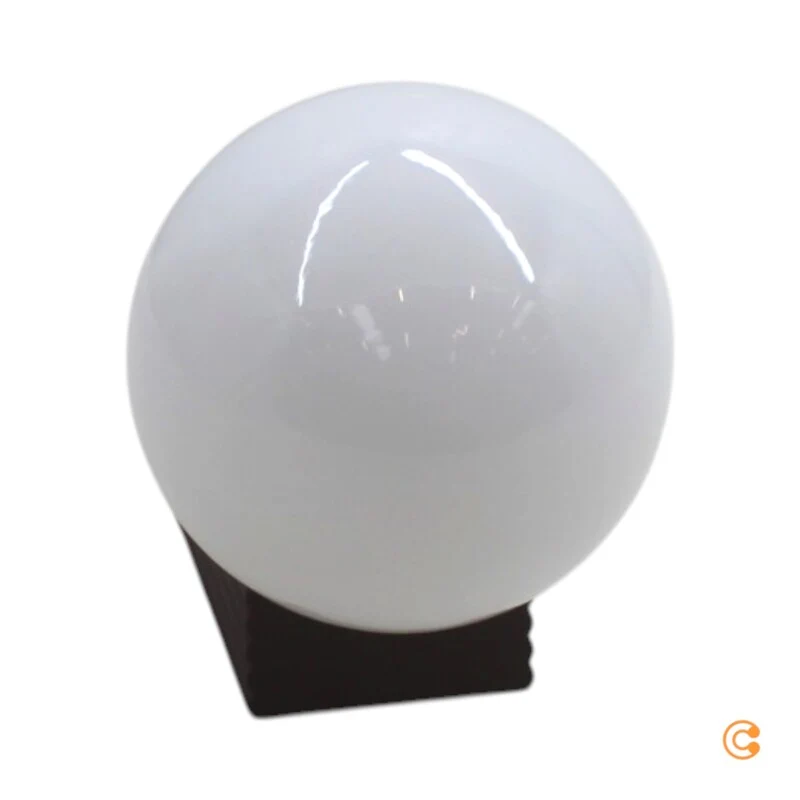 B-Ware Nordlux Wandleuchte Wandlampe Hayley Braun Kugel Glas matt E27 LED Aluminium