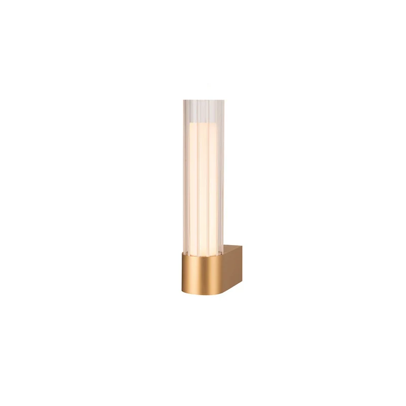 B-Ware SLV Wandlampe Badleuchte Spiegellicht LED Aluminium messingfarben Lygant single