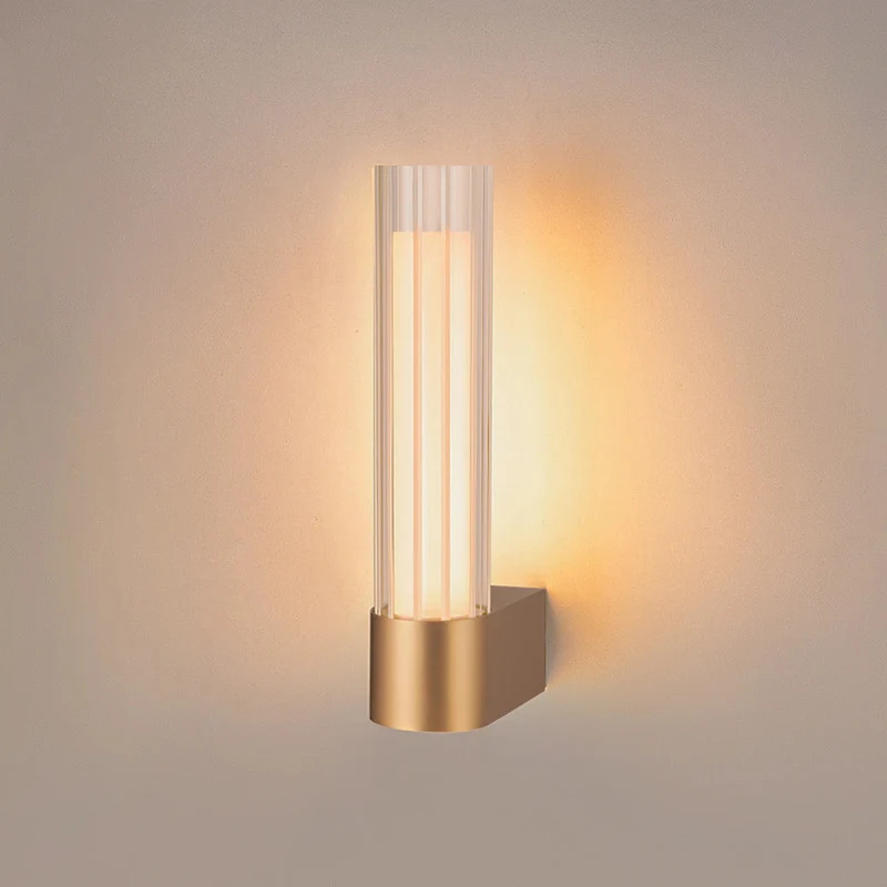 B-Ware SLV Wandlampe Badleuchte Spiegellicht LED Aluminium messingfarben Lygant single