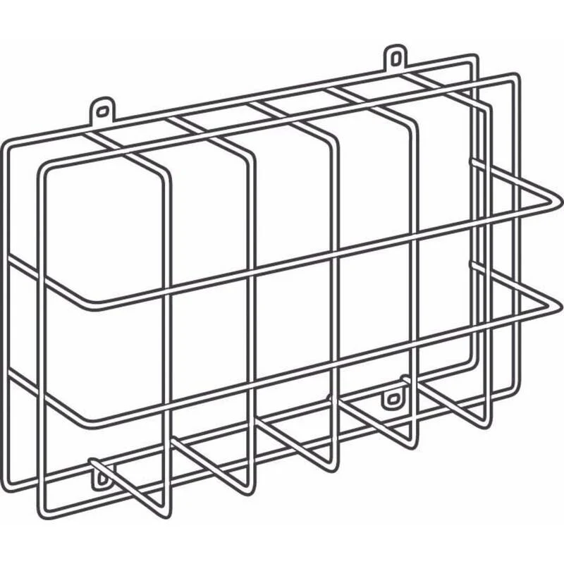B-Ware EsyLux Schutzkorb Gitter Notleuchte Einzelbatterie SLF 100 Stahl Wandmontage