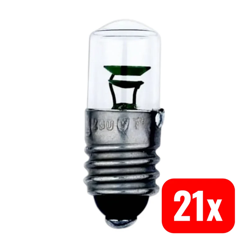 21x B-Ware ABB Miniatur Lampe 2CKA001784A0263 Glühlampe 8343 Leuchte E10 24 V 2 W 21 STÜCK