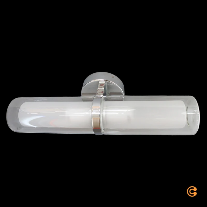 B-Ware Paulmann Luena Wandleuchte Wandlampe IP44 chrom E14 2-flg Badezimmerleuchte258
