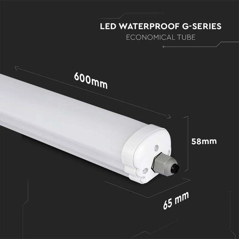 6x B-Ware V-TAC LED-Feuchtraumleuchte LED-Röhre VT-6076 Neutralweiß Weiß 18W EEK E 6 STÜCK