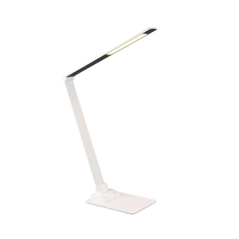 B-Ware LED-Tischleuchte Travis weiß dimmbar Touch USB CCT 650lm Trio Lighting