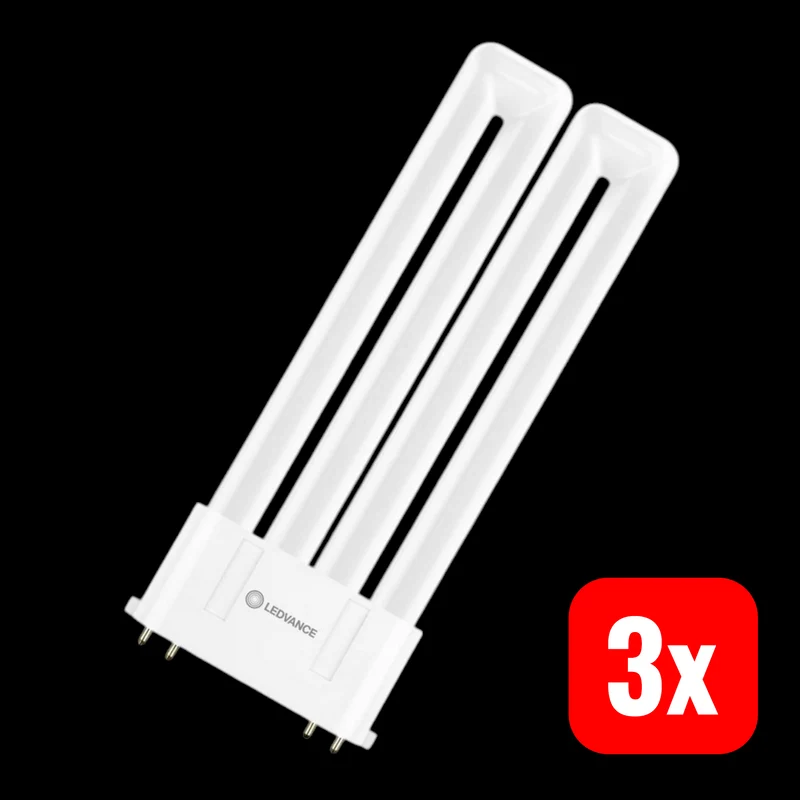 3x B-Ware OSRAM LED Lampe Leuchtstoffröhre DULUX F Stab 2G10 Warmweiß 20 W 3000 K 3 STÜCK