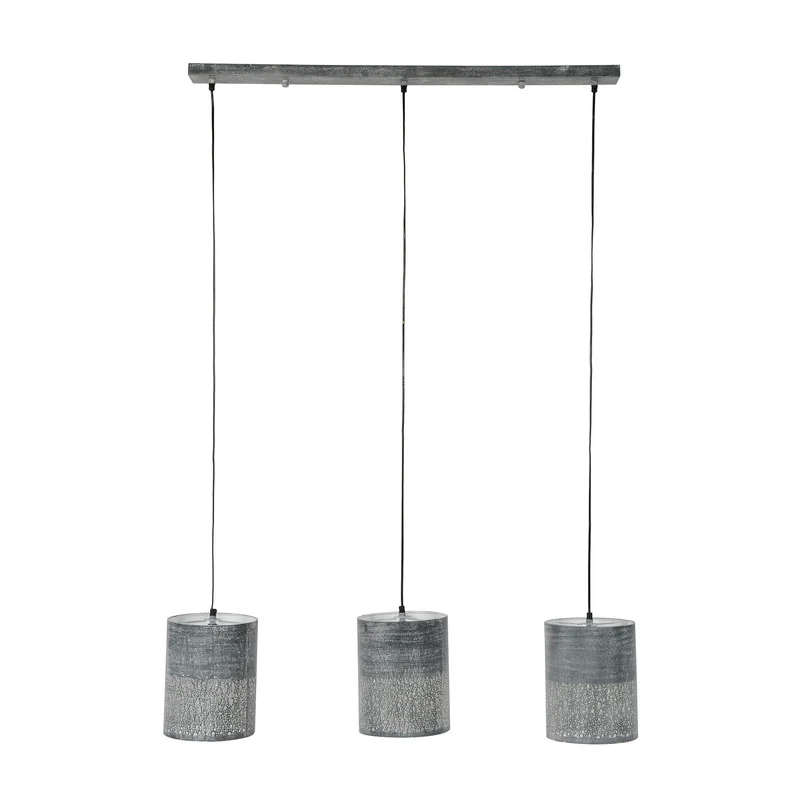 B-Ware Zijlstra Hängeleuchte Pendelleuchte Lampe Holinder Metall grau E27 LED 3-flammig
