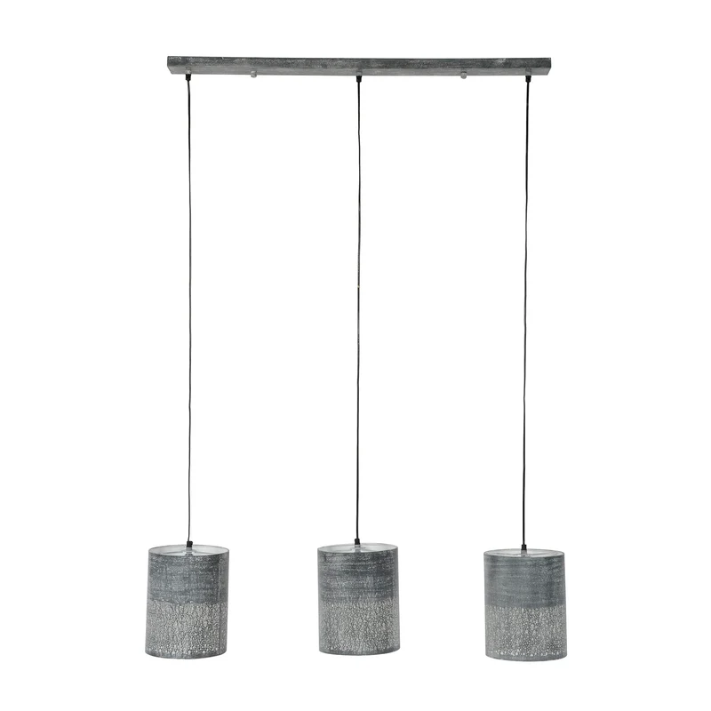 B-Ware Zijlstra Hängeleuchte Pendelleuchte Lampe Holinder Metall grau E27 LED 3-flammig