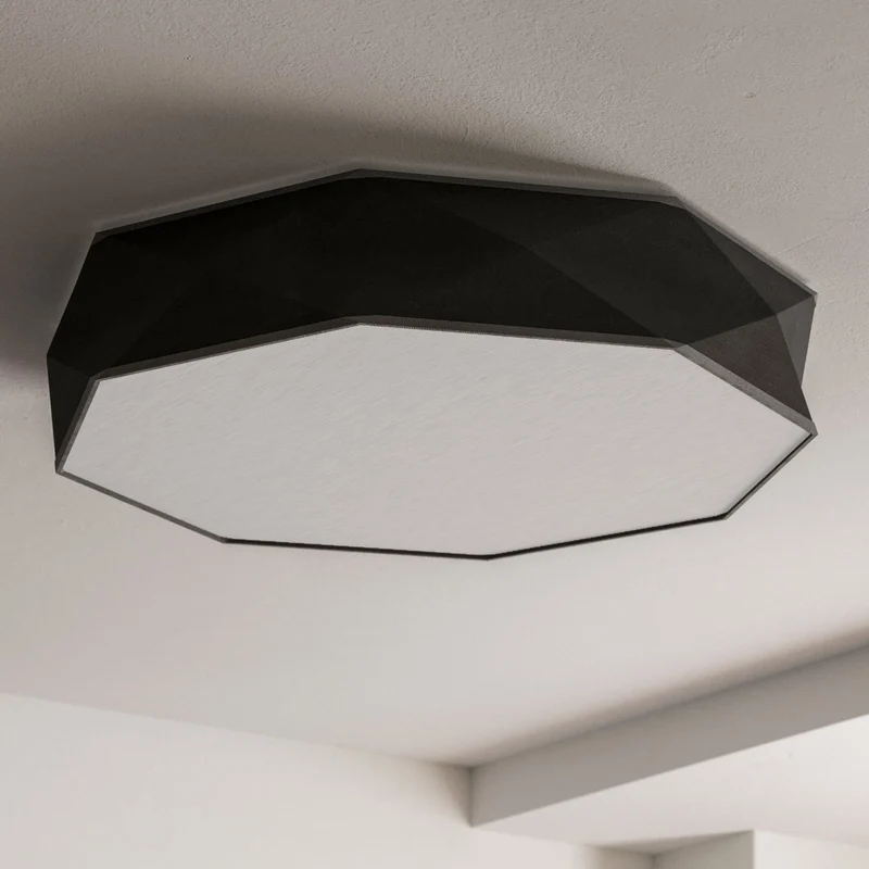 B-Ware Euluna Deckenlampe Deckenlampe Lampe Leuchte Kantoor New Ø 88cm schwarz