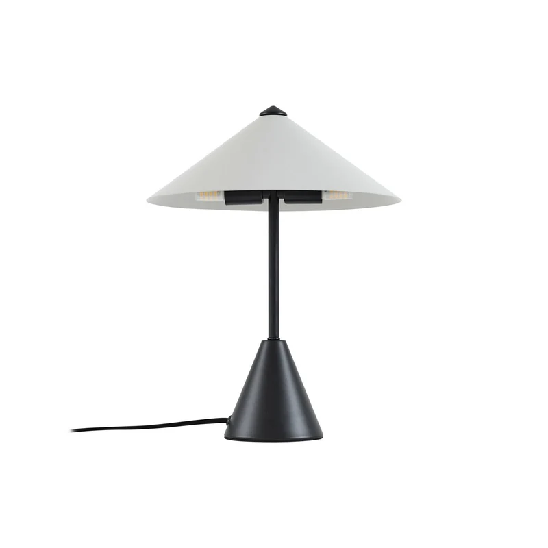 B-Ware Lindby Tischleuchte Lampe Norvik Tischlampe Höhe 35 cm schwarz grau Metall332