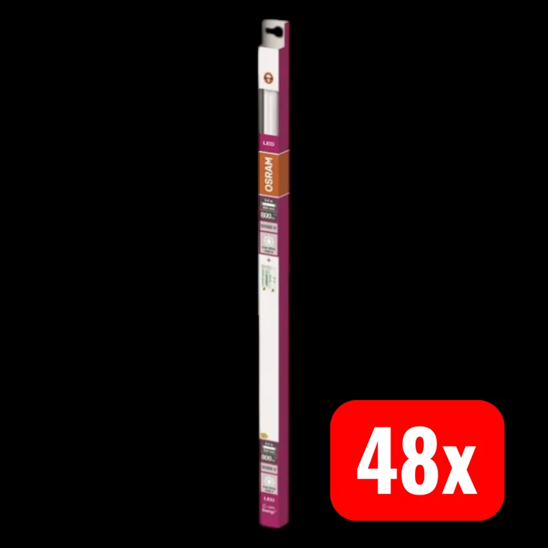 B-Ware OSRAM LED EEK E A-G G13 Röhrenform T8 KVG 6.6 W = 18 W Neutralweiß 48 STÜCK