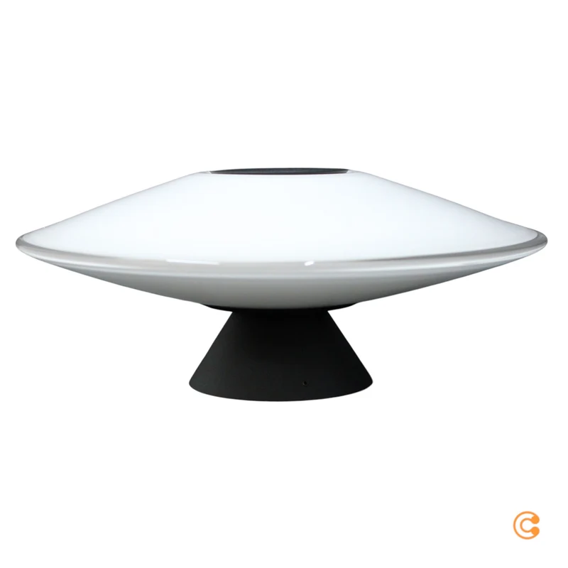B-Ware Paul Neuhaus Deckenlampe Deckenleuchte LED Elipsa weiß schwarz Glas Eisen Ø 35cm