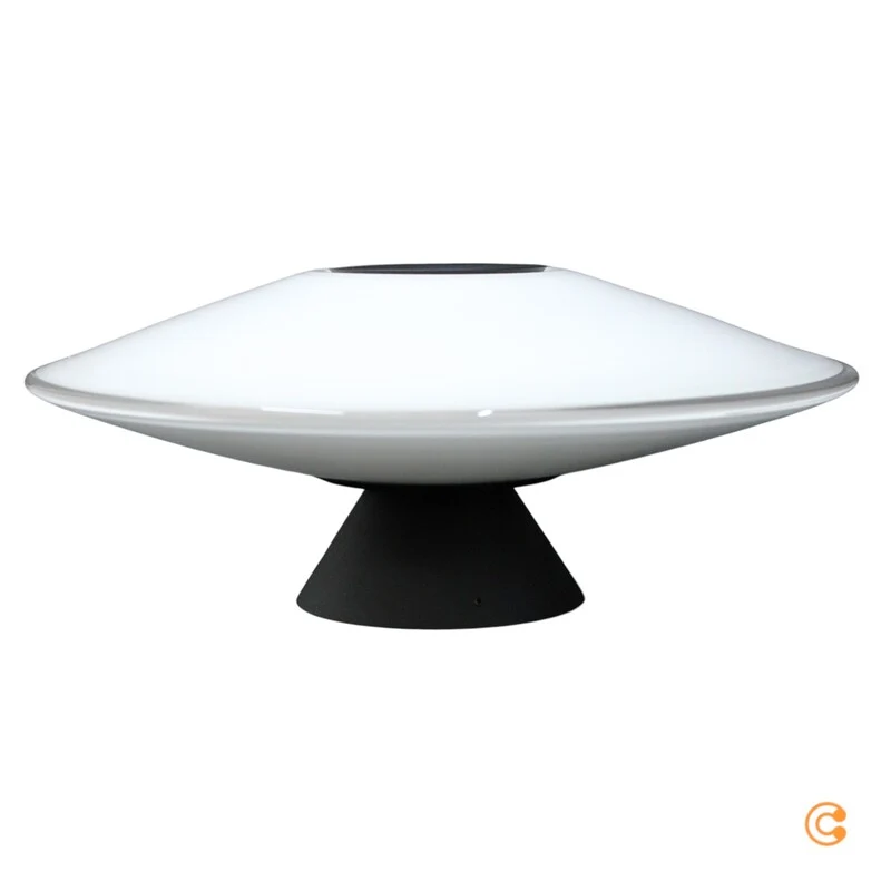 B-Ware Paul Neuhaus Deckenlampe Deckenleuchte LED Elipsa weiß schwarz Glas Eisen Ø 35cm