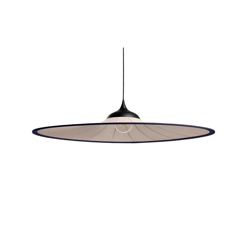 B-Ware Easy Light Pendelleuchte Hängelampe Bloom creme Textil Edelstahl 120 cm E27 LED