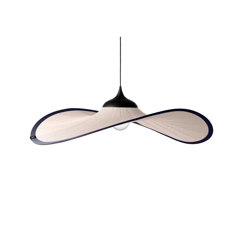 B-Ware Easy Light Pendelleuchte Hängelampe Bloom creme Textil Edelstahl 120 cm E27 LED