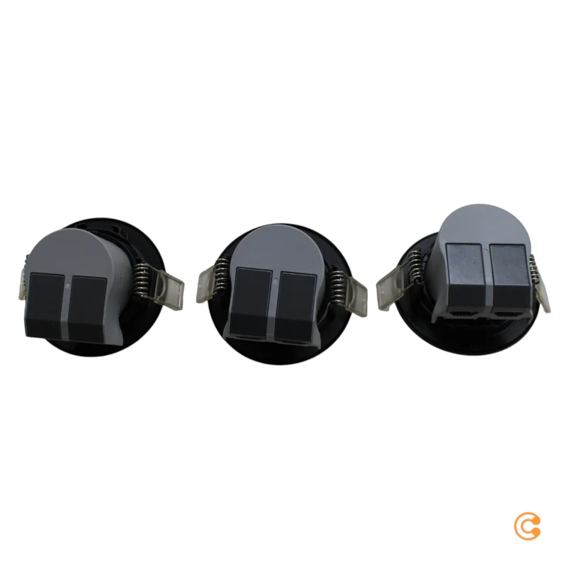 B-Ware Nordlux LED-Deckeneinbauspot Freemont Deckenlampe Deckenleuchte 3er Set schwarz