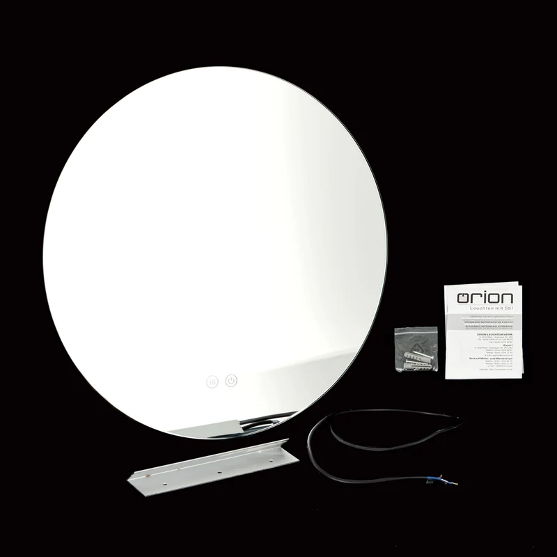 B-Ware Focus LED-Spiegel Wandspiegel Hängespiegel CCT Antibeschlag Touchdimmer