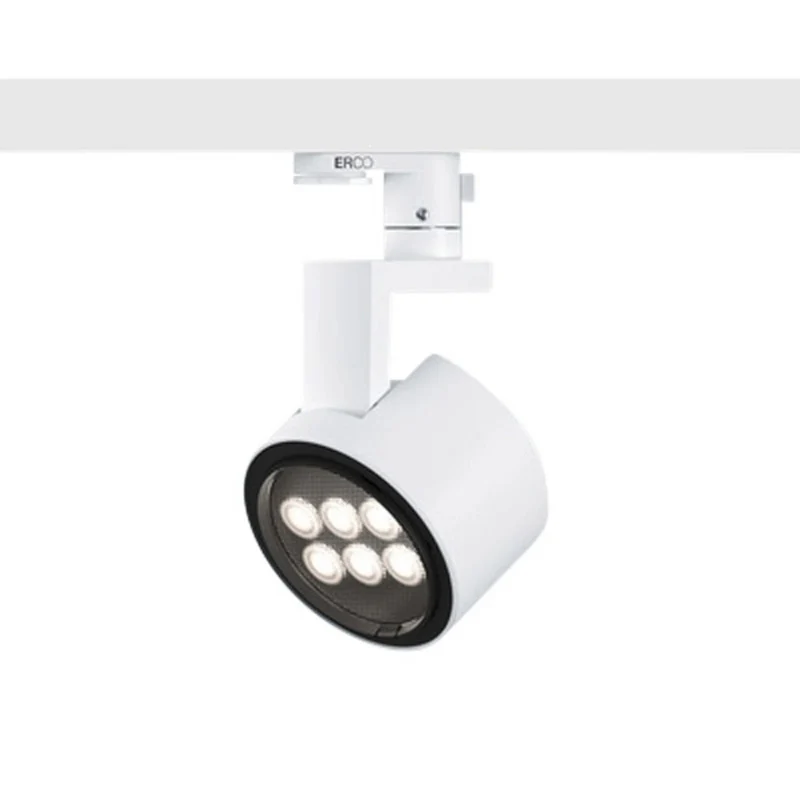 B-Ware ERCO Strahler Spot Leuchte 230V LED 12W Flood 930 Weiß Stromschiene SIEHE TEXT