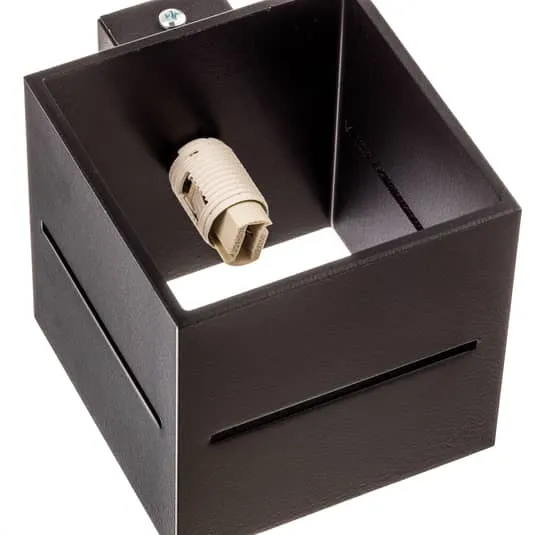 B-Ware Euluna Wandleuchte Top up down Wandlampe Wandlicht Leuchte Licht Alu G9 schwarz