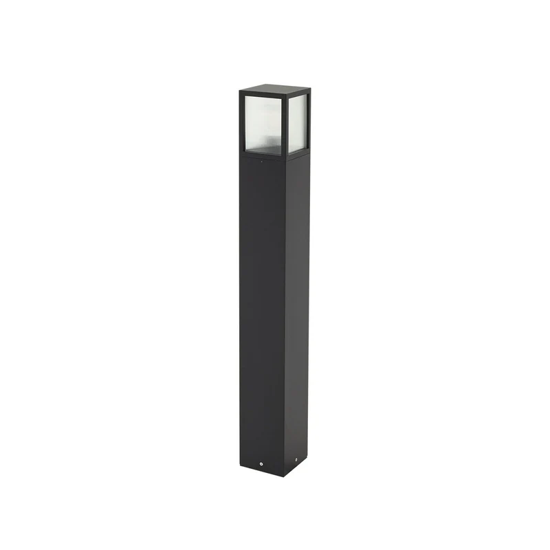 B-Ware Lucande Wegeleuchte Außenleuchte Klemens Gartenlampe schwarz Metall IP54 90 cm