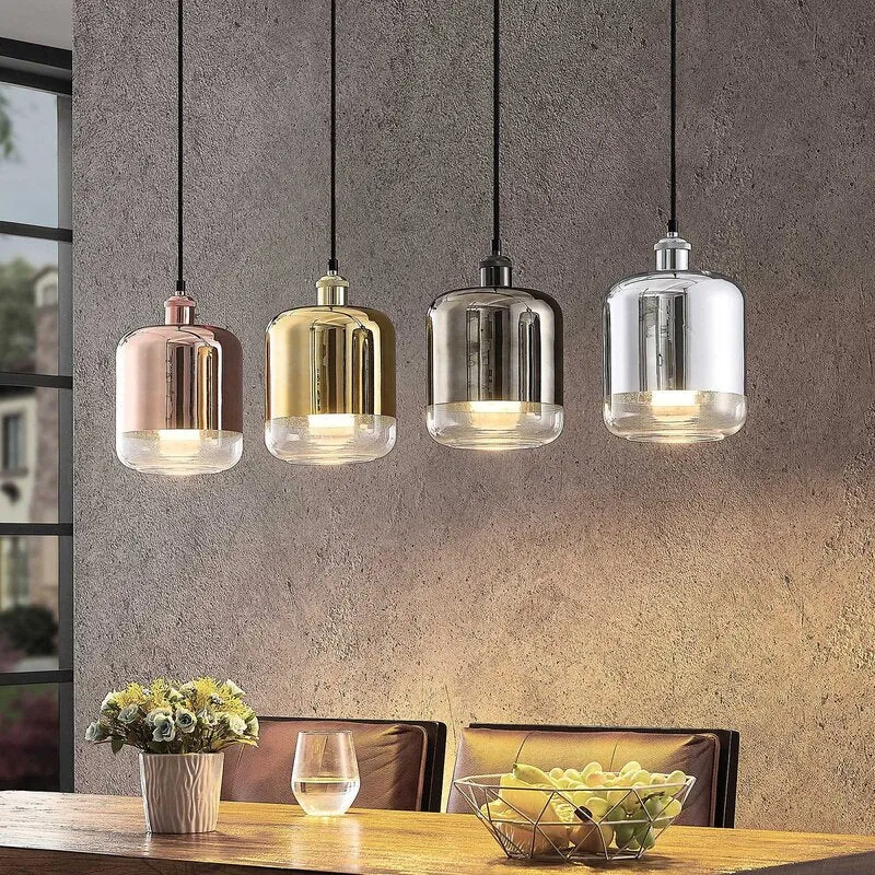 B-Ware Lindby Tallinn Hängeleuchte Hängelampe Deckenlampe Küchenlampe Lampe E27 4-flmg