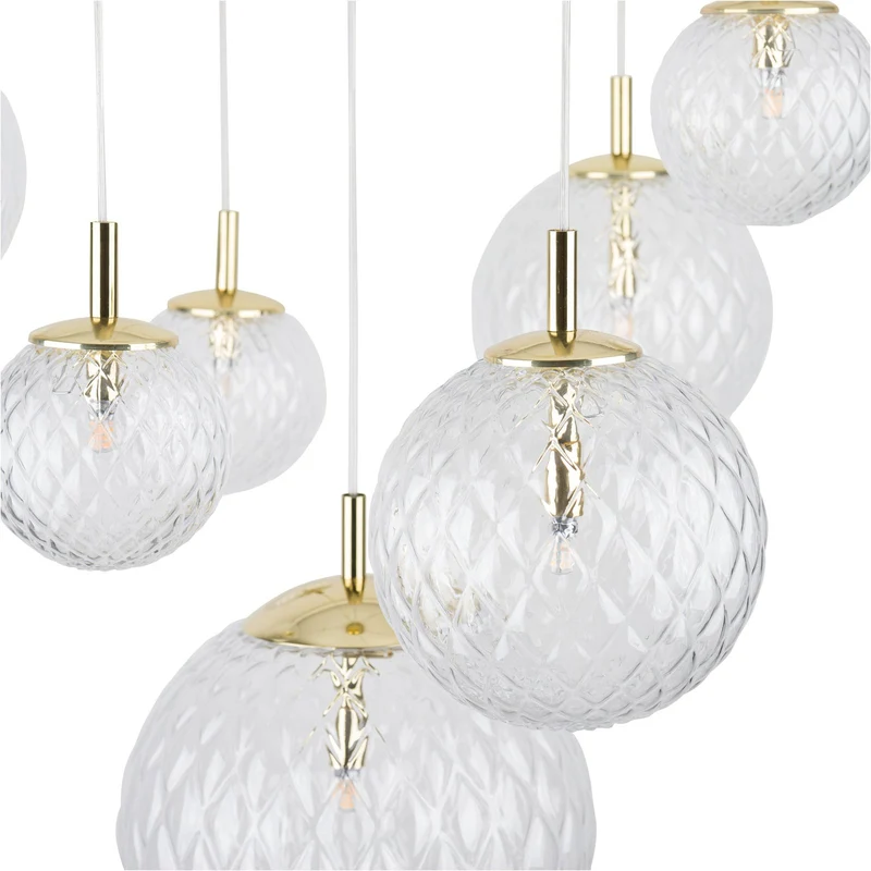 TK Lighting Pendelleuchte Cadix VII Glas 200cm Lampe Deckenlampe SIEHE TEXT/FOTO
