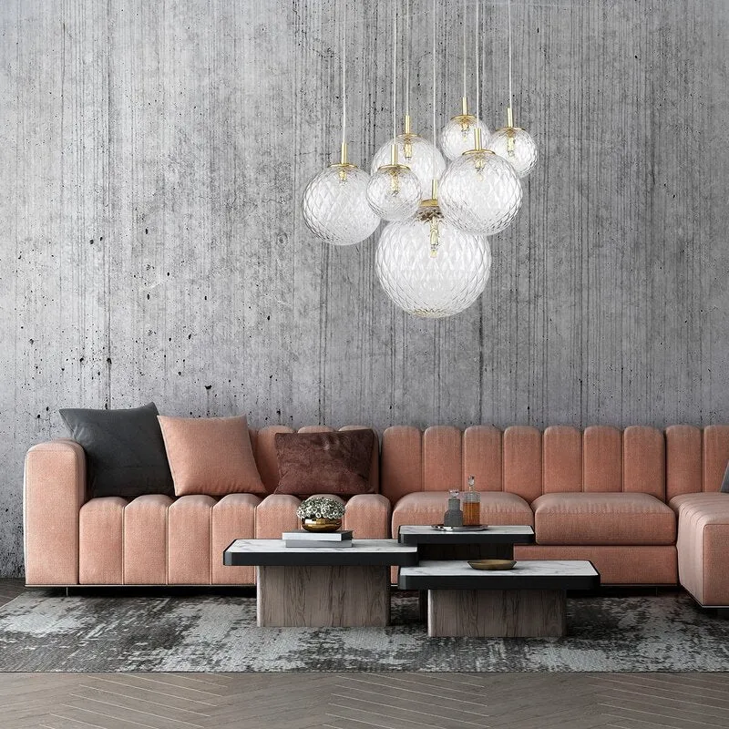 TK Lighting Pendelleuchte Cadix VII Glas 200cm Lampe Deckenlampe SIEHE TEXT/FOTO