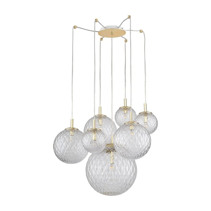 TK Lighting Pendelleuchte Cadix VII Glas 200cm Lampe Deckenlampe SIEHE TEXT/FOTO