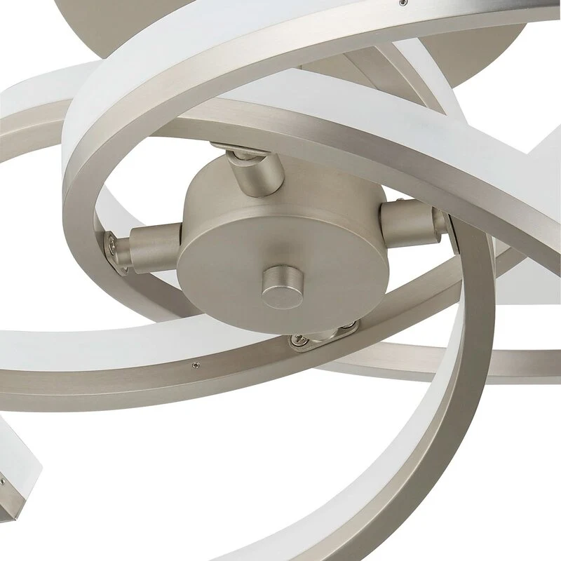 C-Ware Lindby Divalis LED-Deckenlampe Deckenleuchte stepdim nickel SIEHE TEXT/FOTO
