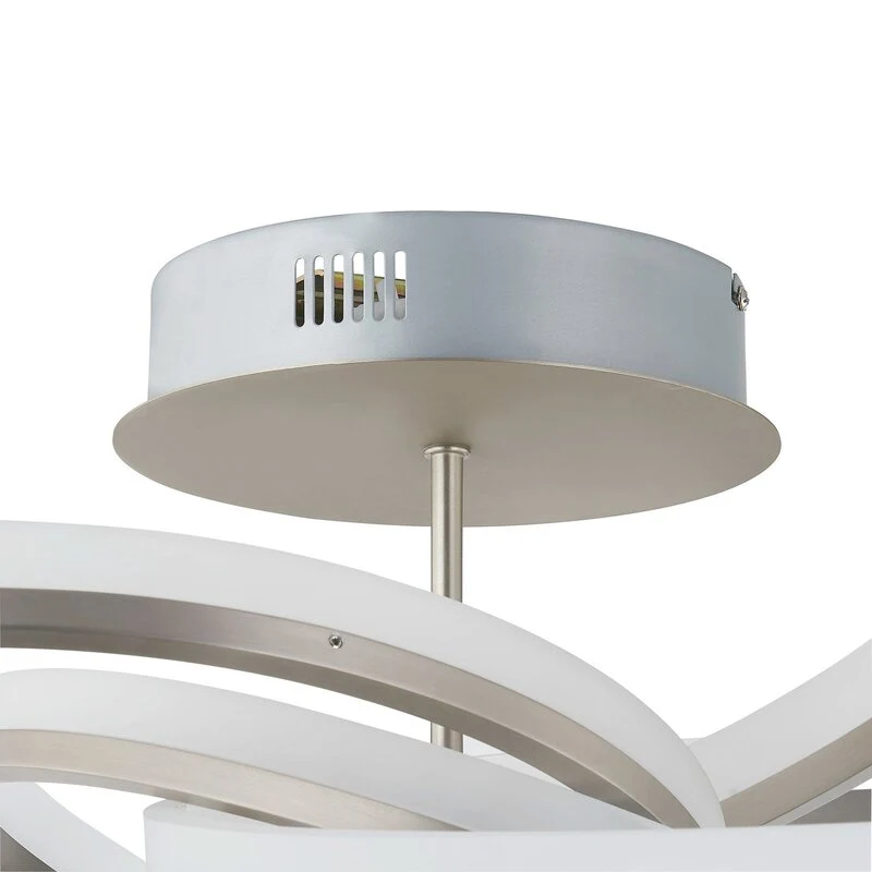 C-Ware Lindby Divalis LED-Deckenlampe Deckenleuchte stepdim nickel SIEHE TEXT/FOTO