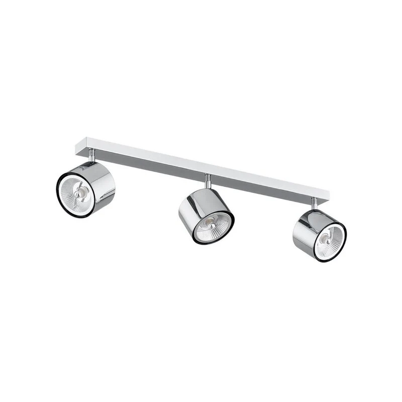 B-Ware Chloe Deckenspot Leuchte Spot chrom glänzend Stahl verchromt Glas dreiflamm279