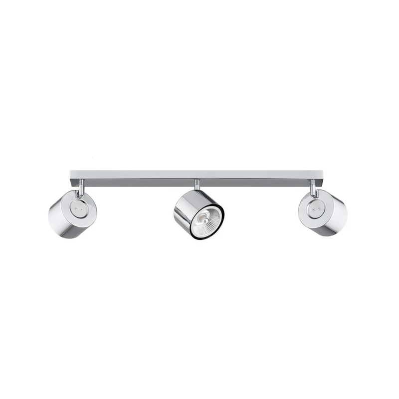 B-Ware Chloe Deckenspot Leuchte Spot chrom glänzend Stahl verchromt Glas dreiflamm279