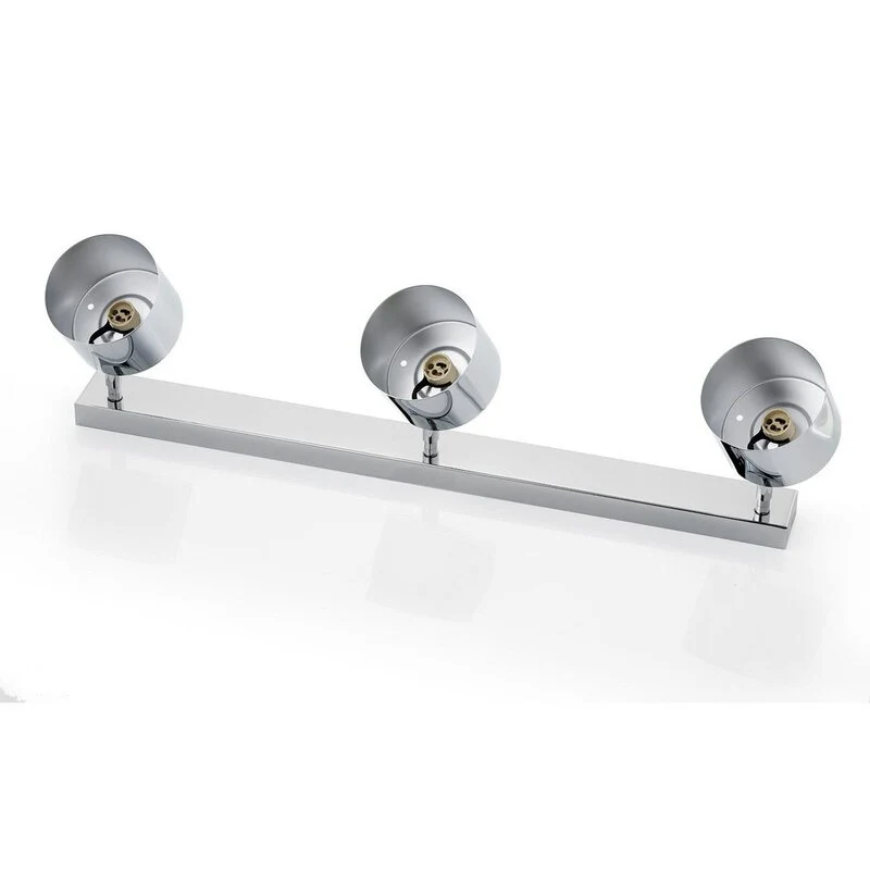 B-Ware Chloe Deckenspot Leuchte Spot chrom glänzend Stahl verchromt Glas dreiflamm279