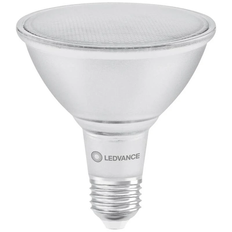 12x B-Ware LEDVANCE Reflektorlampe LED E27 PAR38 Klar Warmweiß dimmbar Glas 15,2 W 12 STÜCK