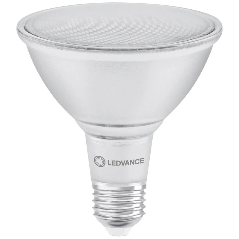 12x B-Ware LEDVANCE Reflektorlampe LED E27 PAR38 Klar Warmweiß dimmbar Glas 15,2 W 12 STÜCK