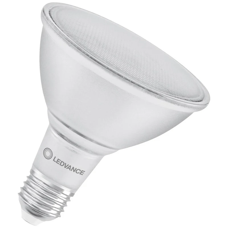 12x B-Ware LEDVANCE Reflektorlampe LED E27 PAR38 Klar Warmweiß dimmbar Glas 15,2 W 12 STÜCK