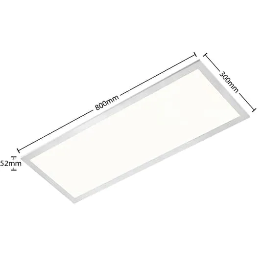 B-Ware Lindby Zemmi LED-Deckenlampe Deckenlampe Lampe Leuchte Sensor 80x30 cm