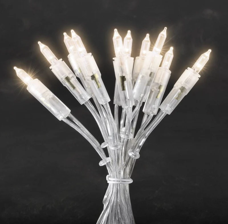 5x B-Ware Konstsmide 6303-103 Mini-Lichterkette EEK A 50 LED 5 STÜCK