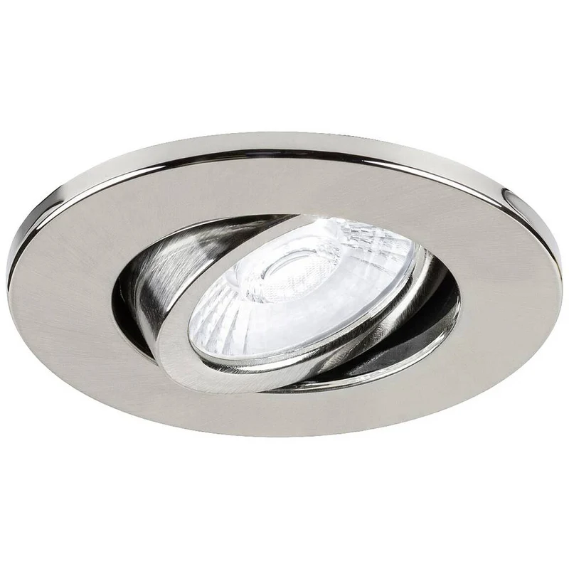 B-Ware SLV Abdeckung Hülle Downlight Aluminium Grau Universal IP20 rund 88 mm 10 STÜCK