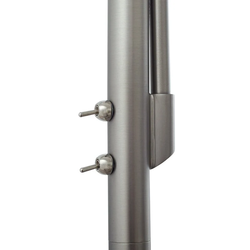 B-Ware Lindby Stehleuchte Standlampe Leselampe weiß Textil 170cm Leselicht Lampe S764