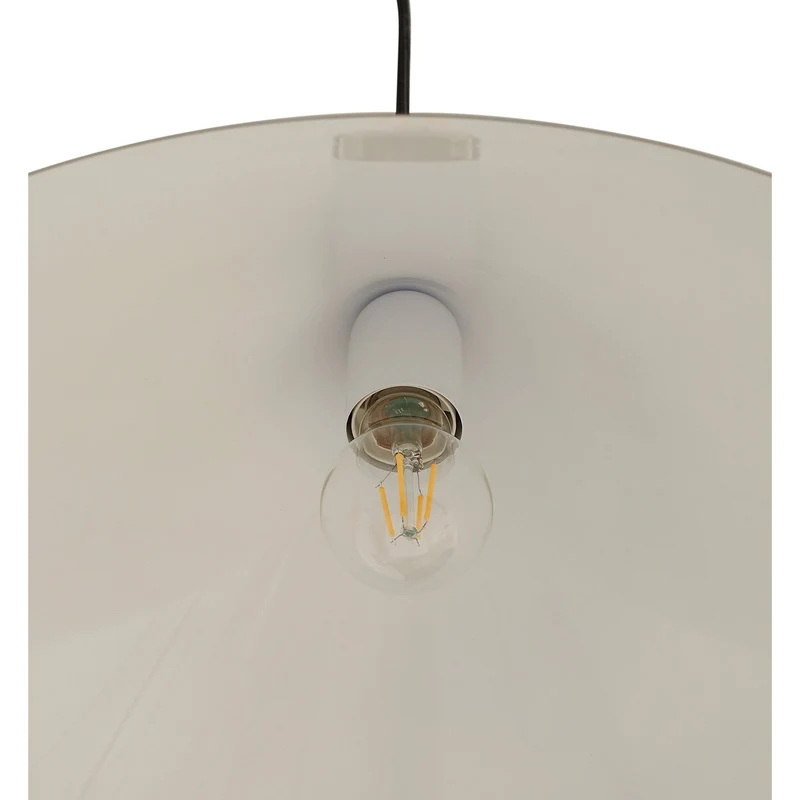 B-Ware Lindby Hängeleuchte Pendelleuchte Clarine Deckenlampe Holz Metall dimmbar Ø50cm