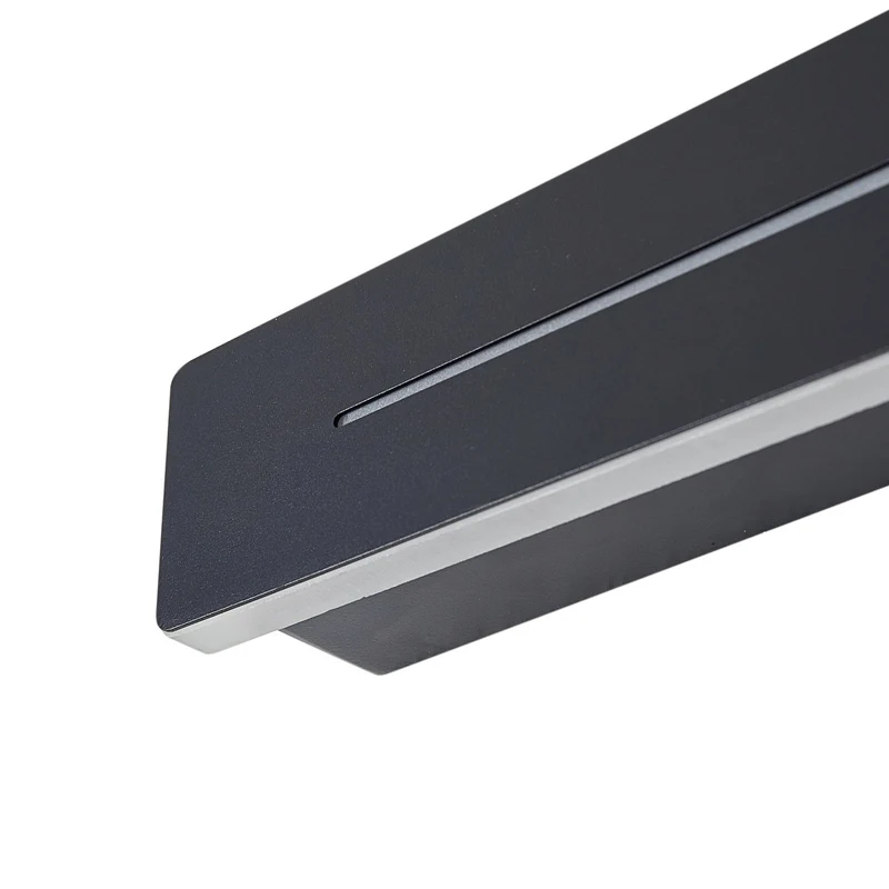 B-Ware Lindby LED-Wandleuchte Wandlampe Benario Aluminium schwarz Beleuchtung 80 cm