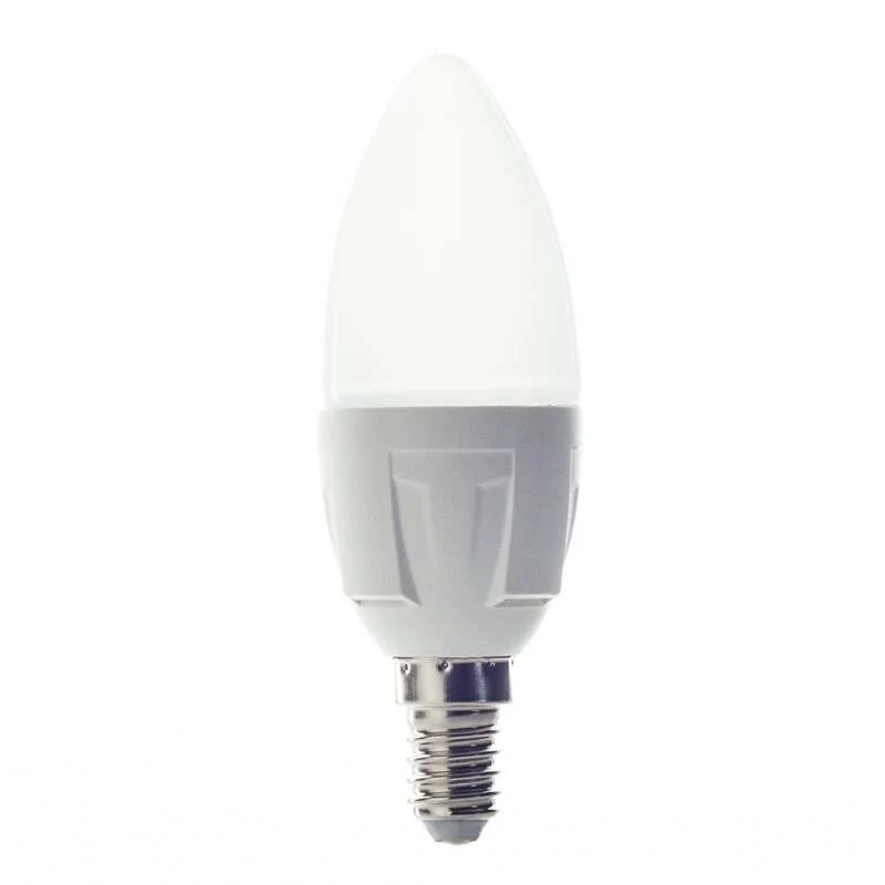 8x B-Ware Philips Lampe Birne LED Kerzenform E14 warmweiß matt weiß 8 STÜCK