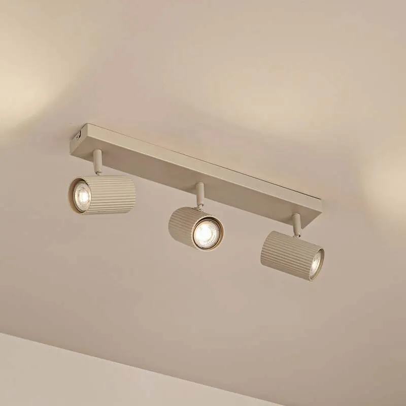 B-Ware Lindby Deckenspots Strahler Kardis beige 3-flammig Metall GU10 LED 3 STÜCK
